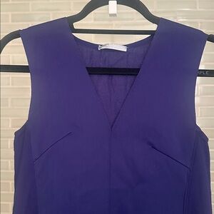 Zara Purple Sleeveless Top